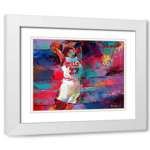 Mike White Modern Wood Framed Art Print with Double Matting by Wallich, Richard