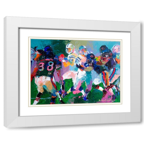 XLI White Modern Wood Framed Art Print with Double Matting by Wallich, Richard