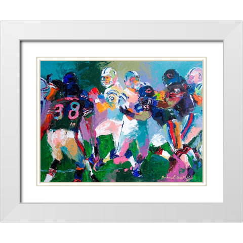 XLI White Modern Wood Framed Art Print with Double Matting by Wallich, Richard