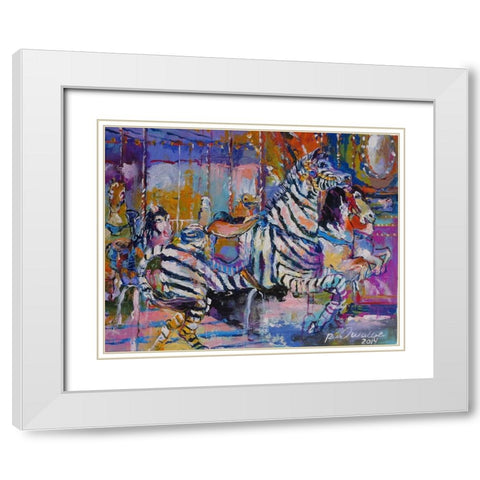 Car White Modern Wood Framed Art Print with Double Matting by Wallich, Richard