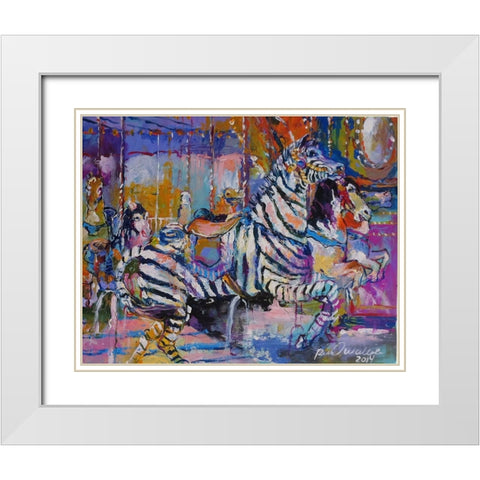 Car White Modern Wood Framed Art Print with Double Matting by Wallich, Richard