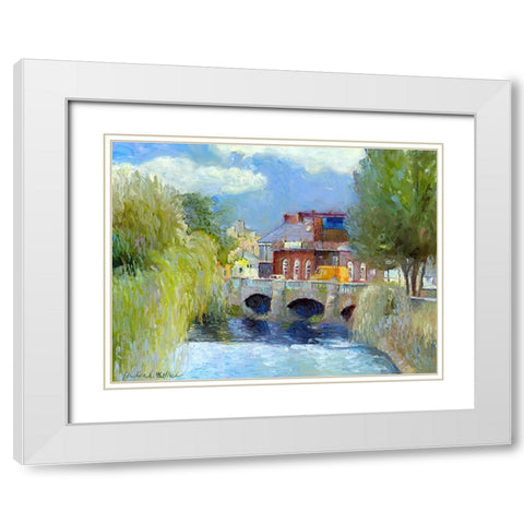 Rickys Trip To Europe White Modern Wood Framed Art Print with Double Matting by Wallich, Richard