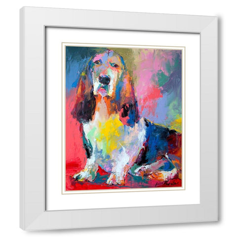 Art Bass White Modern Wood Framed Art Print with Double Matting by Wallich, Richard