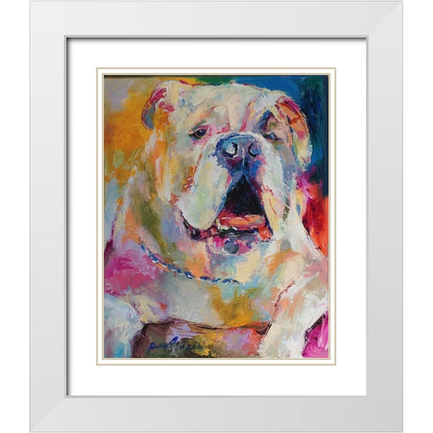 Art Bull - IMG_4209 White Modern Wood Framed Art Print with Double Matting by Wallich, Richard