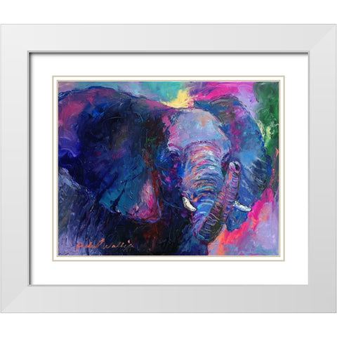 artelephoto 4 White Modern Wood Framed Art Print with Double Matting by Wallich, Richard