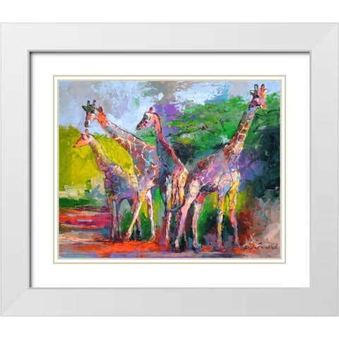 artgirra White Modern Wood Framed Art Print with Double Matting by Wallich, Richard