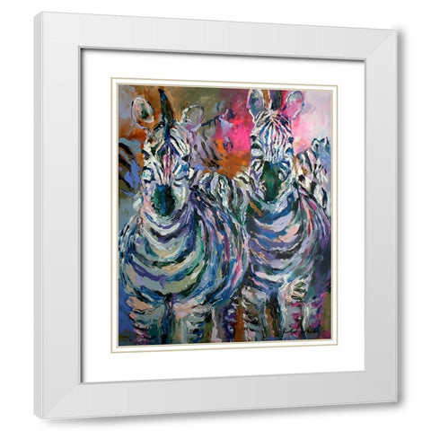 artzebra White Modern Wood Framed Art Print with Double Matting by Wallich, Richard