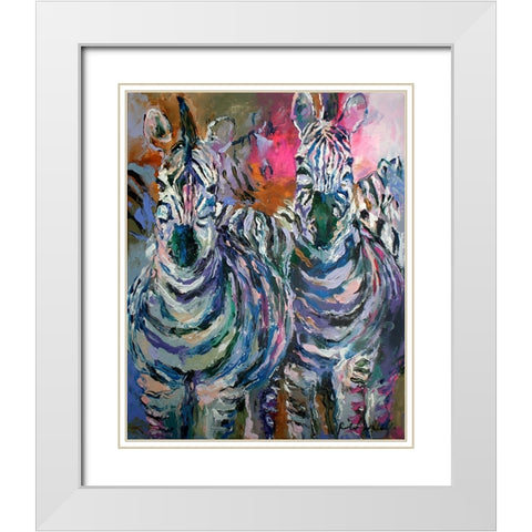 artzebra White Modern Wood Framed Art Print with Double Matting by Wallich, Richard