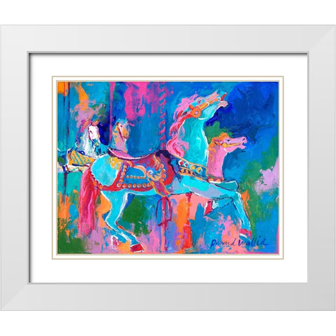 Artcar 1 White Modern Wood Framed Art Print with Double Matting by Wallich, Richard