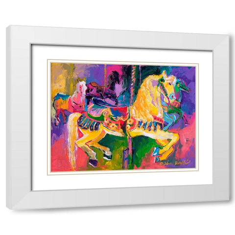 Artcar 2 White Modern Wood Framed Art Print with Double Matting by Wallich, Richard