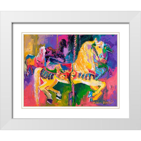 Artcar 2 White Modern Wood Framed Art Print with Double Matting by Wallich, Richard