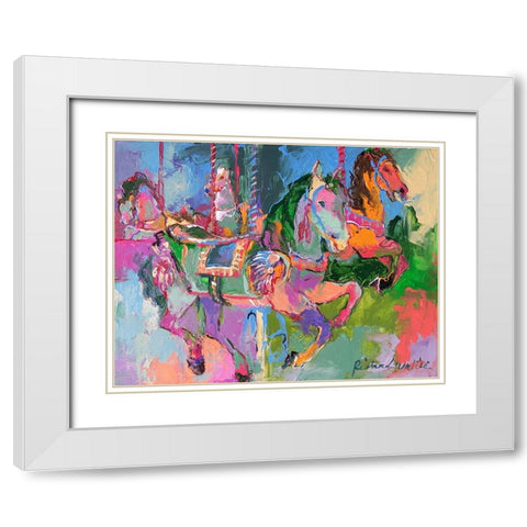 Artcar 3 White Modern Wood Framed Art Print with Double Matting by Wallich, Richard