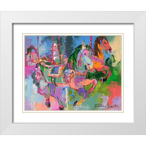 Artcar 3 White Modern Wood Framed Art Print with Double Matting by Wallich, Richard