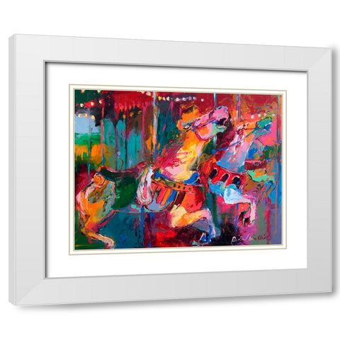 Artcar 4 White Modern Wood Framed Art Print with Double Matting by Wallich, Richard