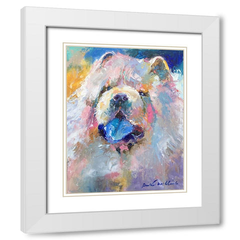 Art Chow White Modern Wood Framed Art Print with Double Matting by Wallich, Richard
