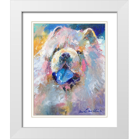 Art Chow White Modern Wood Framed Art Print with Double Matting by Wallich, Richard