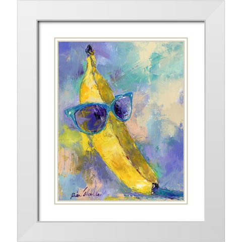 Art Banana White Modern Wood Framed Art Print with Double Matting by Wallich, Richard