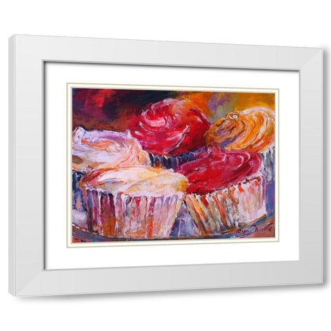 Cup White Modern Wood Framed Art Print with Double Matting by Wallich, Richard