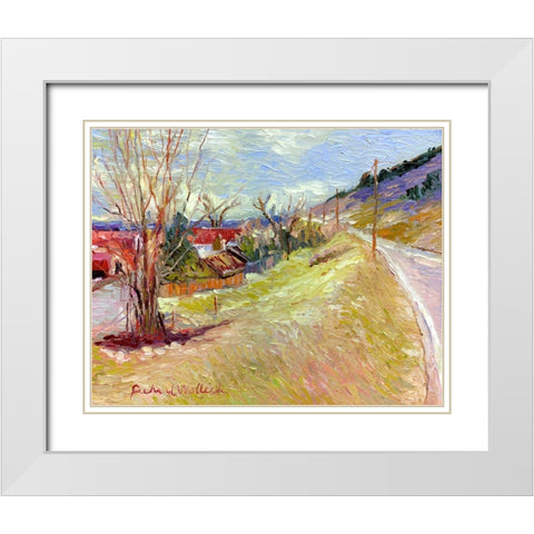 Rooney Ranch 5 White Modern Wood Framed Art Print with Double Matting by Wallich, Richard