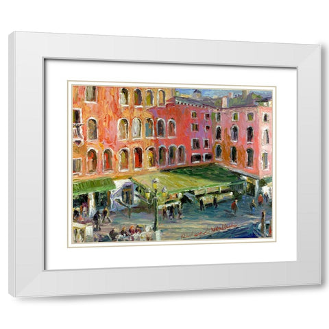 Italy1 White Modern Wood Framed Art Print with Double Matting by Wallich, Richard