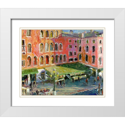 Italy1 White Modern Wood Framed Art Print with Double Matting by Wallich, Richard