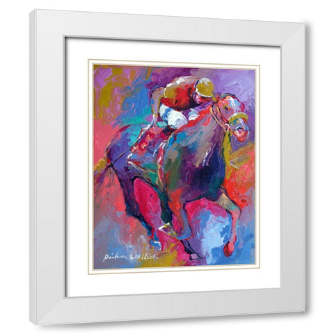 Pimlico White Modern Wood Framed Art Print with Double Matting by Wallich, Richard