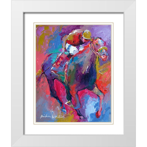 Pimlico White Modern Wood Framed Art Print with Double Matting by Wallich, Richard