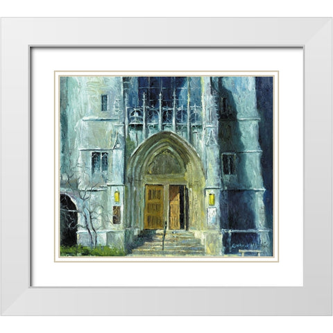 Chicago 1 White Modern Wood Framed Art Print with Double Matting by Wallich, Richard