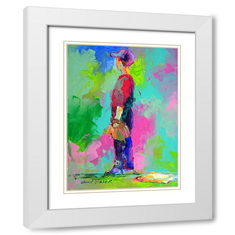 Firstbase White Modern Wood Framed Art Print with Double Matting by Wallich, Richard