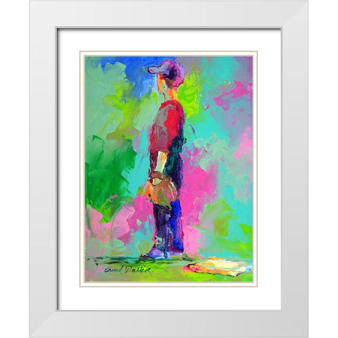 Firstbase White Modern Wood Framed Art Print with Double Matting by Wallich, Richard