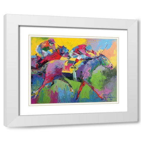 Furlong White Modern Wood Framed Art Print with Double Matting by Wallich, Richard