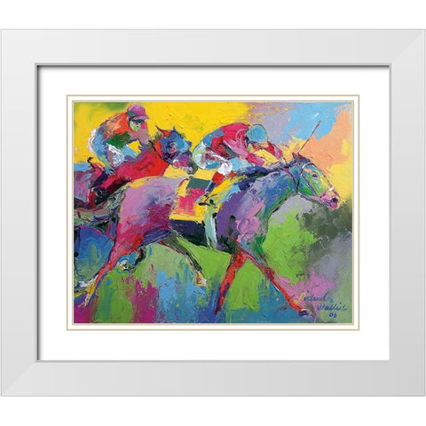Furlong White Modern Wood Framed Art Print with Double Matting by Wallich, Richard
