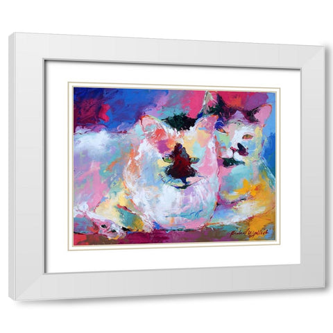 Jac White Modern Wood Framed Art Print with Double Matting by Wallich, Richard