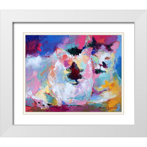Jac White Modern Wood Framed Art Print with Double Matting by Wallich, Richard