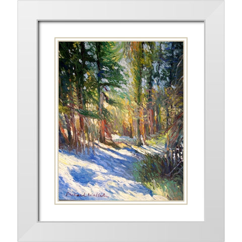 Snow White Modern Wood Framed Art Print with Double Matting by Wallich, Richard