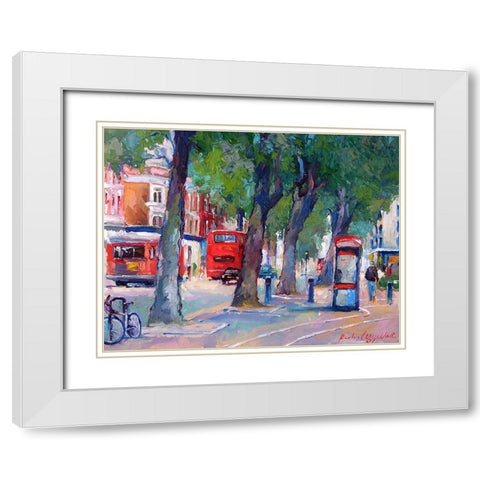 Chicago 6 White Modern Wood Framed Art Print with Double Matting by Wallich, Richard