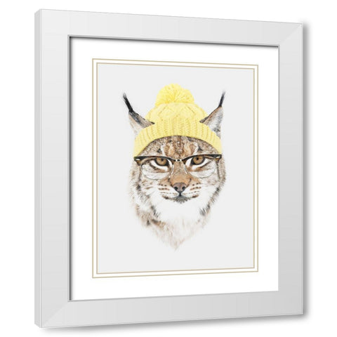 Its Pretty Cold Outside 2 White Modern Wood Framed Art Print with Double Matting by Farkas, Robert