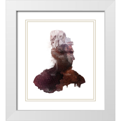 Inner Wilderness White Modern Wood Framed Art Print with Double Matting by Farkas, Robert