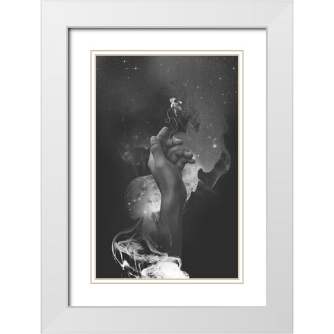 I Let You Go Now White Modern Wood Framed Art Print with Double Matting by Farkas, Robert