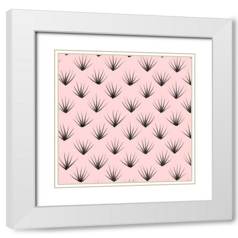 Private Jungle White Modern Wood Framed Art Print with Double Matting by Farkas, Robert