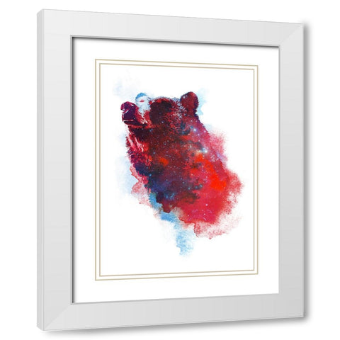 The Great Explorer White Modern Wood Framed Art Print with Double Matting by Farkas, Robert