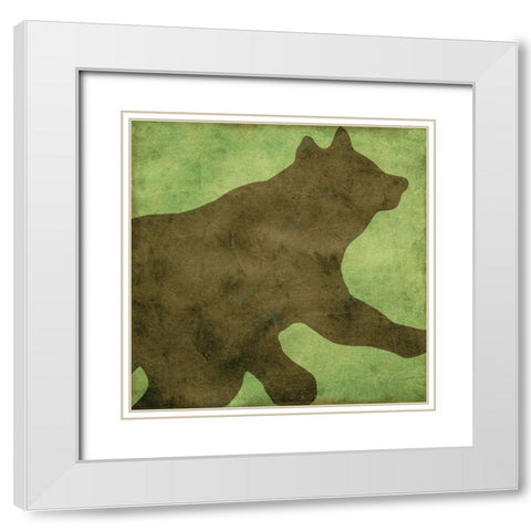 Winter Lodge VII White Modern Wood Framed Art Print with Double Matting by Sasha