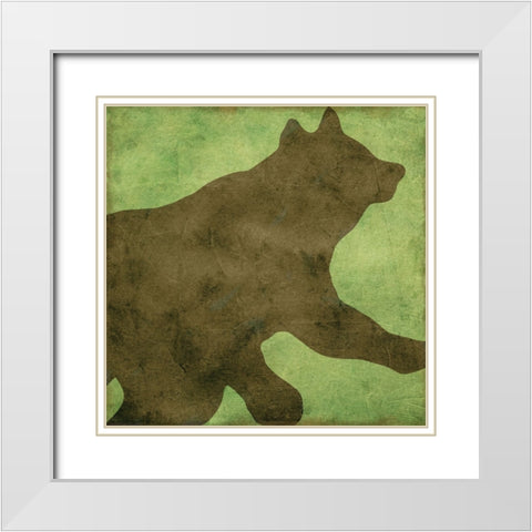 Winter Lodge VII White Modern Wood Framed Art Print with Double Matting by Sasha