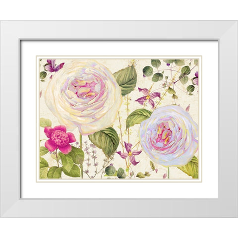 Annabelle Lee I White Modern Wood Framed Art Print with Double Matting by Sasha