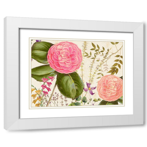 Annabelle Lee II White Modern Wood Framed Art Print with Double Matting by Sasha