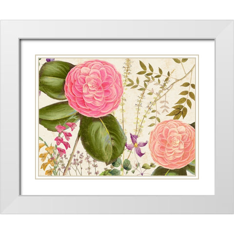 Annabelle Lee II White Modern Wood Framed Art Print with Double Matting by Sasha