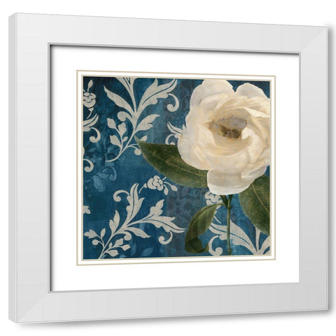 Anastasia II White Modern Wood Framed Art Print with Double Matting by Sasha