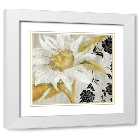 Sunroom I White Modern Wood Framed Art Print with Double Matting by Sasha