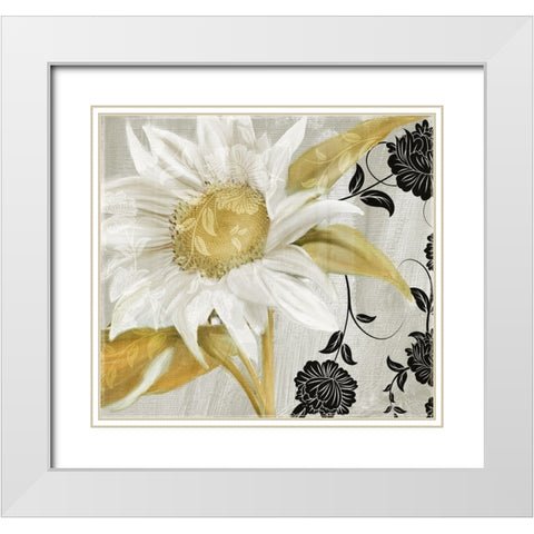 Sunroom I White Modern Wood Framed Art Print with Double Matting by Sasha