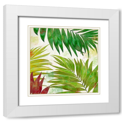 Brasilia I White Modern Wood Framed Art Print with Double Matting by Sasha